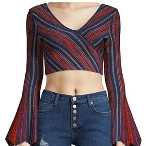 Ronny Kobo Mantha Top Bell Sleeves NWOT